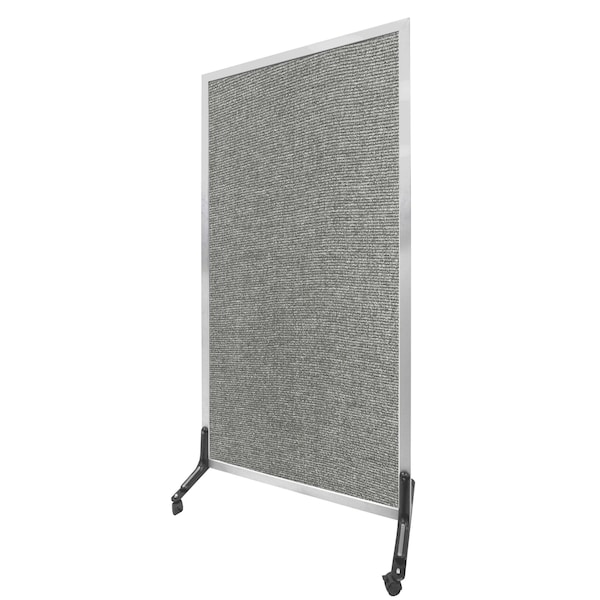 Freestanding Full Fabric Panel 72"x48" Grey Mix
